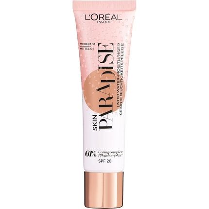 L'Oreal Paris Skin Paradise Tinted Moisturiser Up To 24H Hydration Spf20 04 Medium 30Ml
