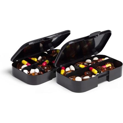 Smartshake Dc Batman Pill Box Organizer - Pack Of 2 Portable Size Bpa Free