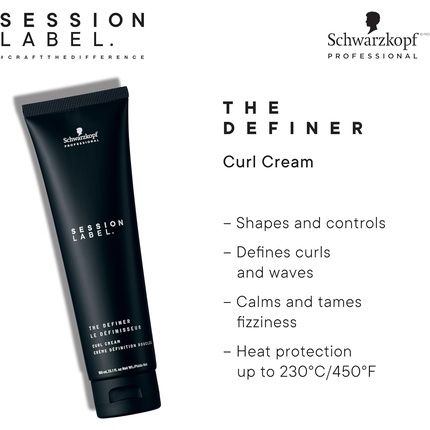 Schwarzkopf Professional Session Label Curl Cream 150Ml