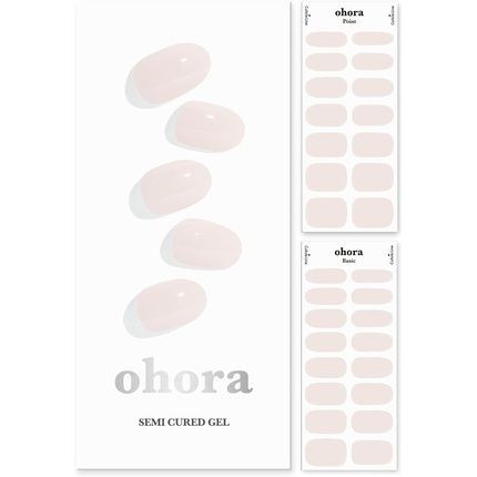 Ohora Semi Cured Gel Nail Strips N Cream Light