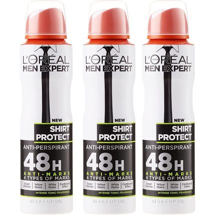 L'Oreal Men Expert Shirt Protect 48H Dry Non Stop Deodorant Body Spray 250Ml