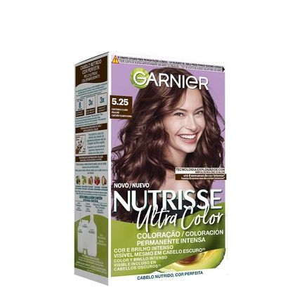Garnier Nutrisse Permanent Hair Color 5.25 Light Brown Praline