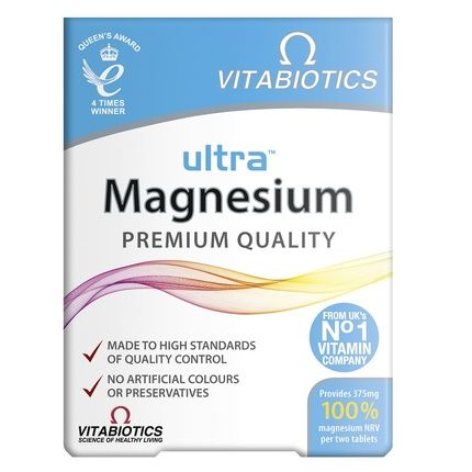 Vitabiotics Ultra Magnesium 375Mg Dietary Supplement 60 Tablets