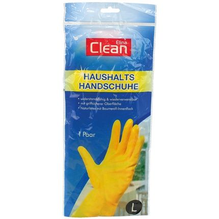 Clean Rubber Gloves Large Latex With Lining