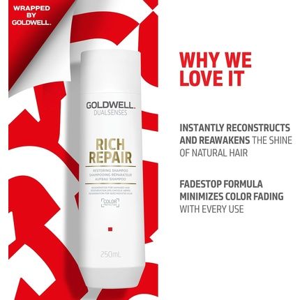Goldwell Dualsenses Rich Repair Gift Set With Shampoo 250Ml And Rich Repair 60Sec