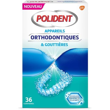 Polident Corega Orthodontic Appliances And Aligners 36 Tablets