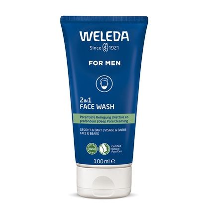 Weleda Men 2In1 Cleansing Gel For Face And Beard 100 Ml - Image 3