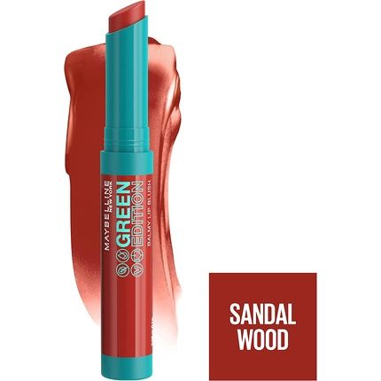 Maybelline Green Edition Balmy Lip Blush Lipstick Organic Vegan 010 Sandalwood