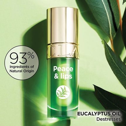 Clarins Limited Edition Lip Comfort Oil Hydrates And Nourishes 0.2 Ounces - Shade 13 Green Peace - Image 3