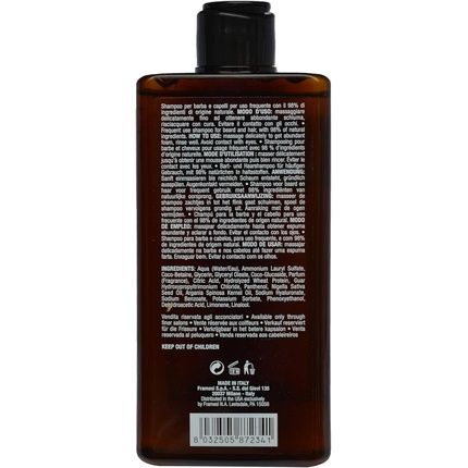 Framesi Barber Gen Hair And Beard Shampoo 250Ml