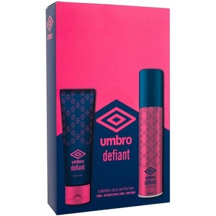 Umbro Defiant Body Spray And Body Wash 150Ml