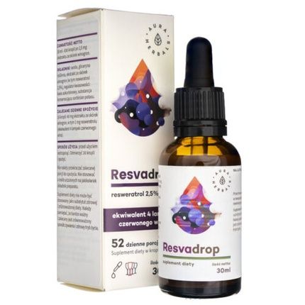 Aura Herbals Resvadrop Resveratrol Liquid 30Ml - Image 4