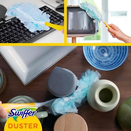 Swiffer Dust Magnet Floor Starter + 8 Cloths + Dust Magnet + 1 Cloth Feather Duster - Image 3