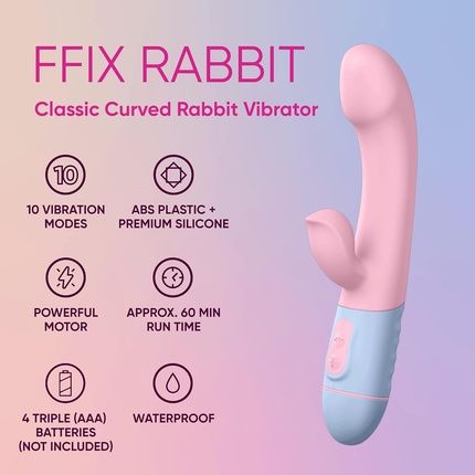 Femmefunn Ffix Rabbit Pink One Size