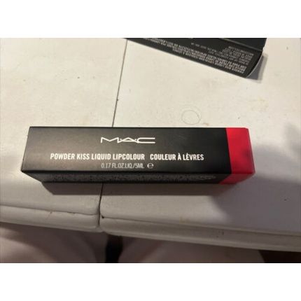 Mac Powder Kiss Liquid Lipcolour Shade 984 Billion $ Smile 5Ml 0.17Oz - New In Box - Image 3