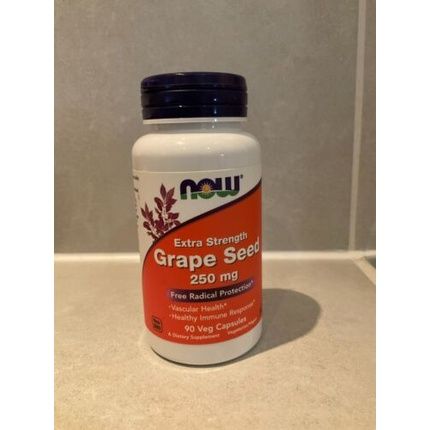 Now Foods Extra Strength Grape Seed 250Mg 90 Veg Capsules - Image 4