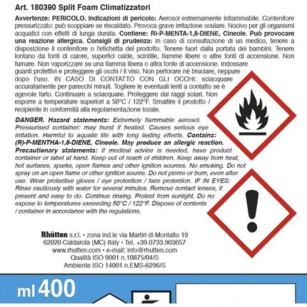Rhutten Air Conditioning Deodorant And Sanitizer Foam - Image 3