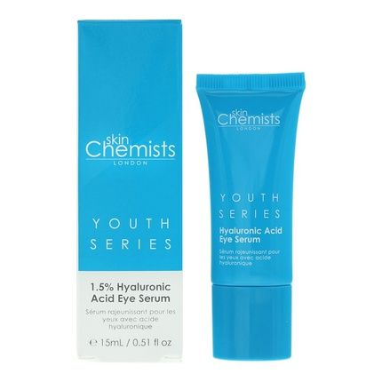 Skin Chemists Hyaluronic Acid 1% Eye Serum 15Ml - Plumping, Brightening, And De-Puffing
