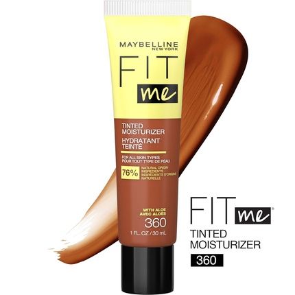 Maybelline Fit Me Tinted Moisturizer Fresh Feel Natural Coverage 12