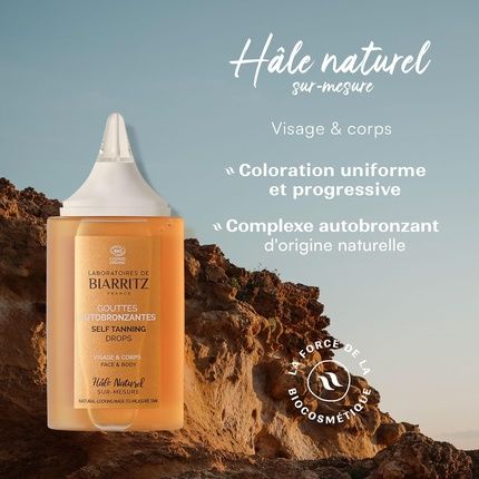 Laboratoires De Biarritz Self-Tanning Drops Face And Body Organic 35Ml