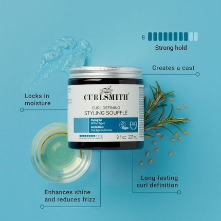 Curlsmith Curl Defining Styling Souffle Vegan Medium Hold Styling Gel
