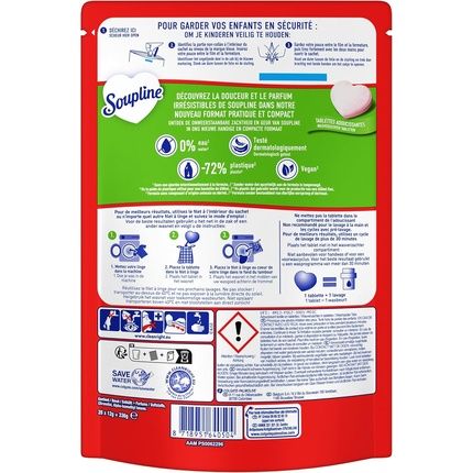 Soupline Heart-Shaped Fabric Softener Tablets Passionate Bouquet Of Roses