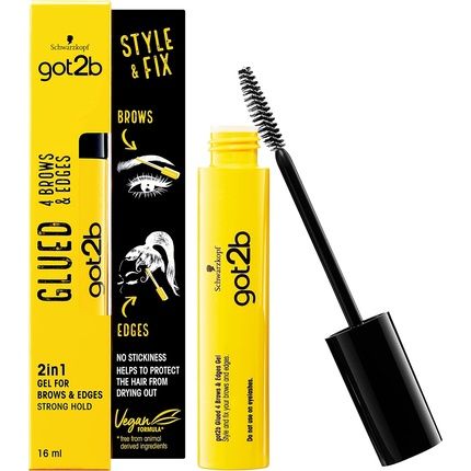 Schwarzkopf Got2B Glued For Brows & Edges 2 In 1 Wand Gel 16Ml