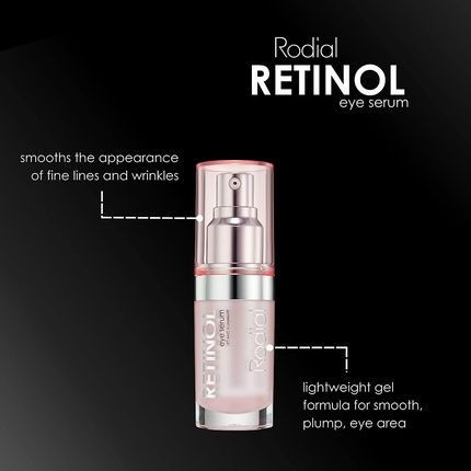 Rodial Retinol Eye Serum 15Ml Smoothing Serum With Retinol And Hyaluronic Acid