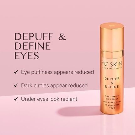 Mz Skin Depuff & Define Contouring Eye Rescue Anti-Ageing Serum Vegan - Image 3