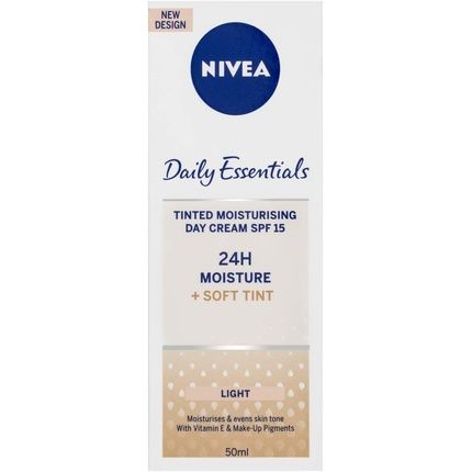 Nivea Daily Essentials Tinted Moisturising Day Cream Natural Spf 15 50Ml