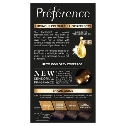 L'Oreal Paris Preference 4.013 Paris Refined Brown 4.01 Natural Dark Brown Hair Dye