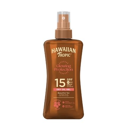 Hawaiian Tropic Protective Dry Spray Oil Spf 15 Medium 200Ml