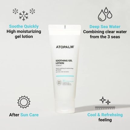 Atopalm Soothing Gel Lotion Lightweight Refreshing Gel For Instant Skin Relief 4.0 Fl Oz 120Ml - Image 3