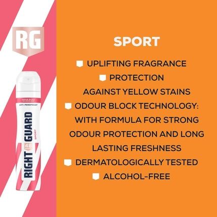 Right Guard Women Sport Anti-Perspirant Deodorant 250Ml