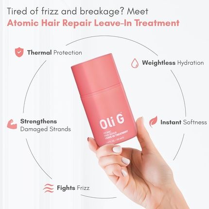 Oli G Atomic Hair Repair Leave-In Treatment 2Oz 59Ml - Image 3