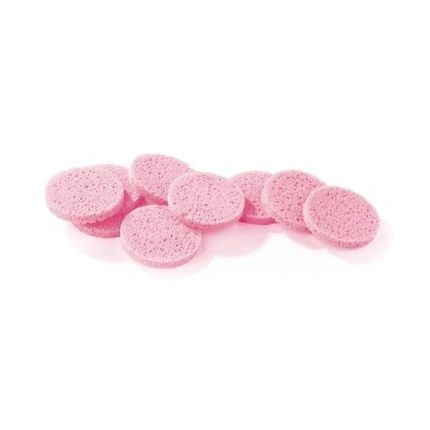 Pbi Round Pink Vegetable Sponge 7Cm X40