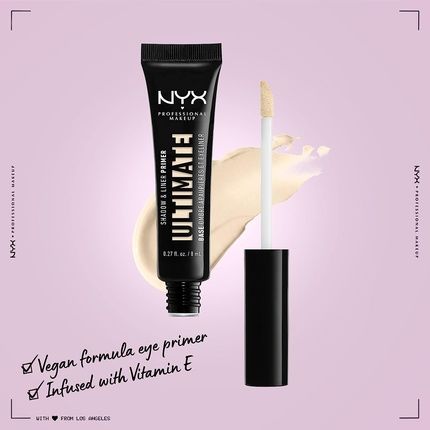 Nyx Professional Makeup Ultimate Shadow And Liner Primer With Vitamin E - Light 01 Light