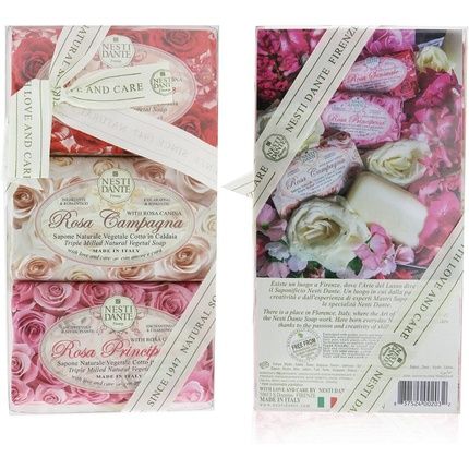 Rosa By Nesti Dante Soap Gift Set
