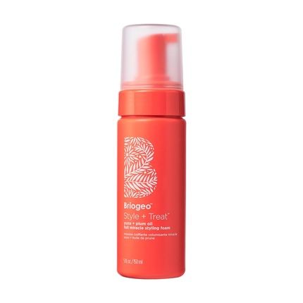 Briogeo Style Treat Yuzu Plum Oil Full Miracle Styling Foam For Frizz Control