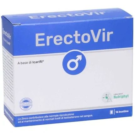 Anvest Health Spa Soc. Benefit Erectovir - Antioxidant Supplement For Sexual Well-Being, 16 Sachets