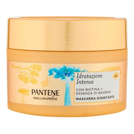 Pantene Pro-V Miracles Thirst-Quenching Mask With Biotin And Baobab Essence Pro-Vitamin B5 160Ml
