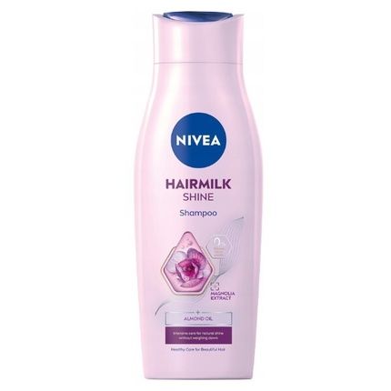 Nivea Caring Shampoo With Milk And Silk Proteins For Glossy Hair Without Shine 250 Ml
