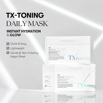 Vt Cosmetics Tx Toning Day Mask With Tranexamic Acid And Niacinamide