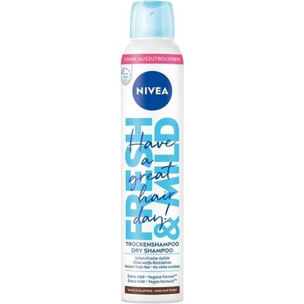 Nivea Fresh & Mild Dry Shampoo For Dark Hair Tones 200Ml