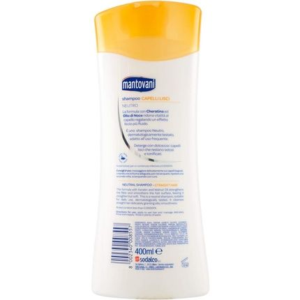 Mantovani Smooth Shampoo 400Ml - Image 3