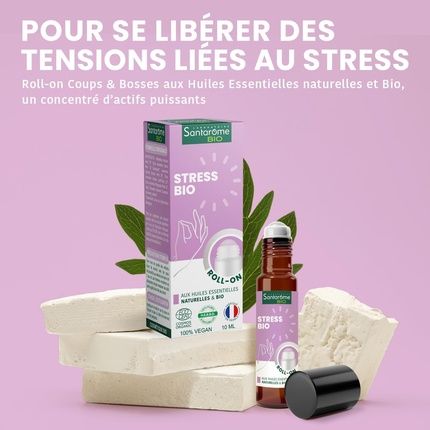 Santarome Bio Organic Roll-On Stress Relief - Helps Release Tension And Soothe