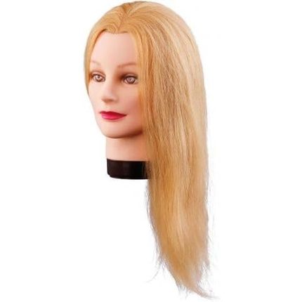 Comair Ubungskopf Head Natural Hair Lilly Blond