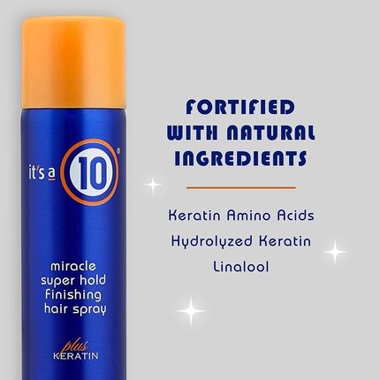 It'S A 10 Miracle Super Hold Finishing Hair Spray Plus Keratin 10Oz - Image 3
