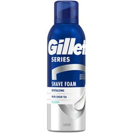 Revital Shave Foam Series Sensitive Green Tea (Revitalizing Shave Foam) 200 Ml