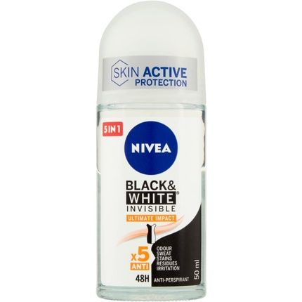 Beiersdorf Nivea Deodorant Black&White Ultimate Protection Roll On 50Ml